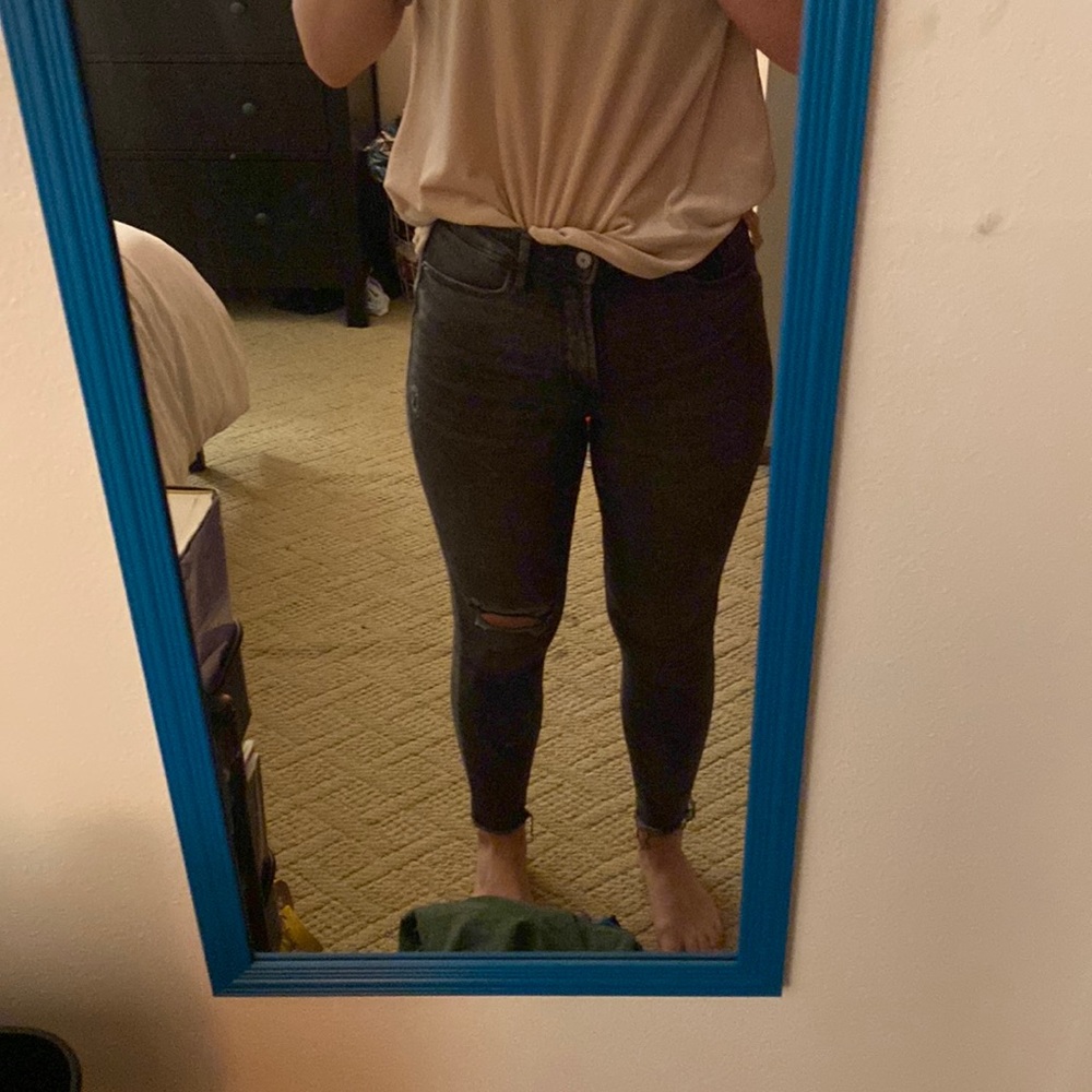Grey jeans